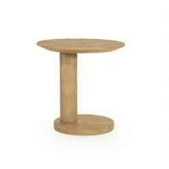 Novia Bijzettafel Naturel mangohout 50cm