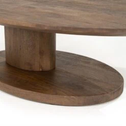Novia Salontafel Lichtbruin mangohout 120cm