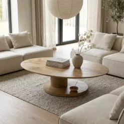 Novia Salontafel Naturel mangohout 120cm