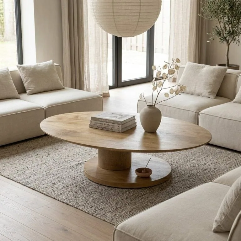 Novia Salontafel Naturel mangohout 120cm