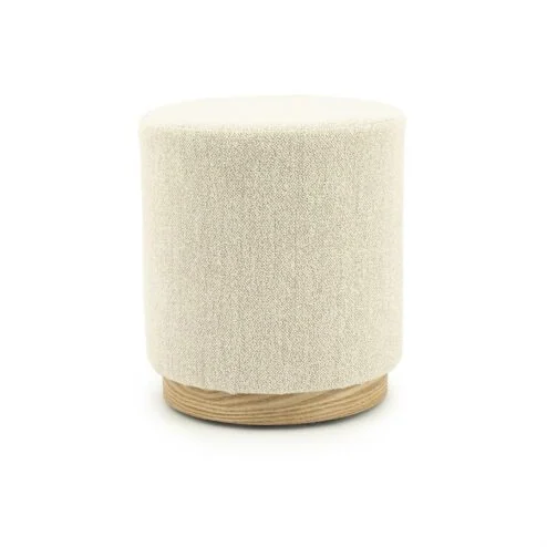 Alternative view of Poef Avah small beige 41cm