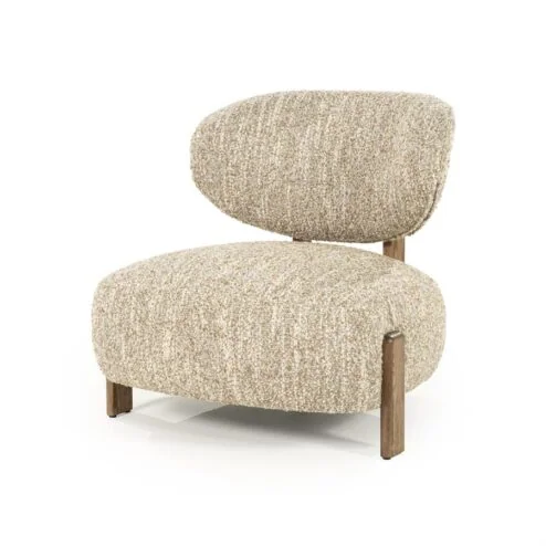 Alternative view of Reiza Fauteuil bruin Beige