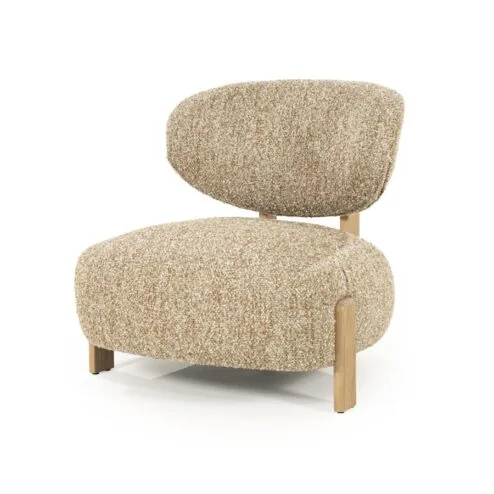 Alternative view of Reiza Fauteuil naturel Taupe