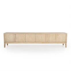 Harvey Tv meubel Eikenhout 6drs 220 cm