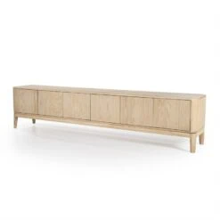 Harvey Tv meubel Eikenhout 6drs 220 cm