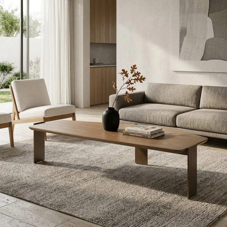 Robert Salontafel Bruin hout 150cm