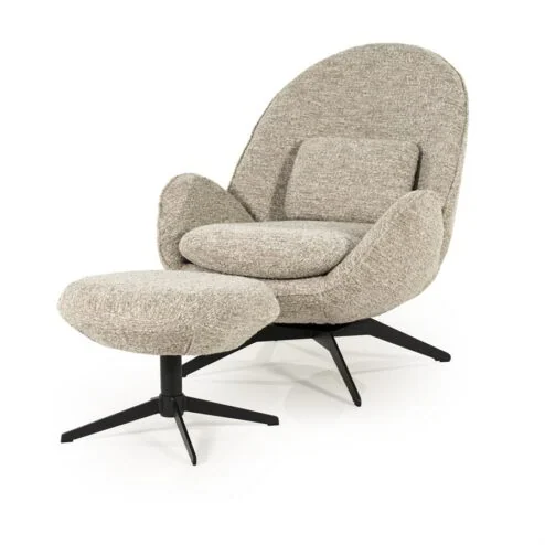 Alternative view of Ryan Fauteuil Taupe stof