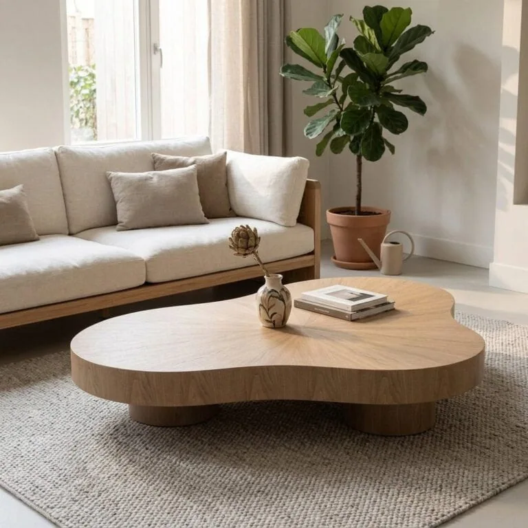 Salontafel Bobbie lichtbruin 150cm