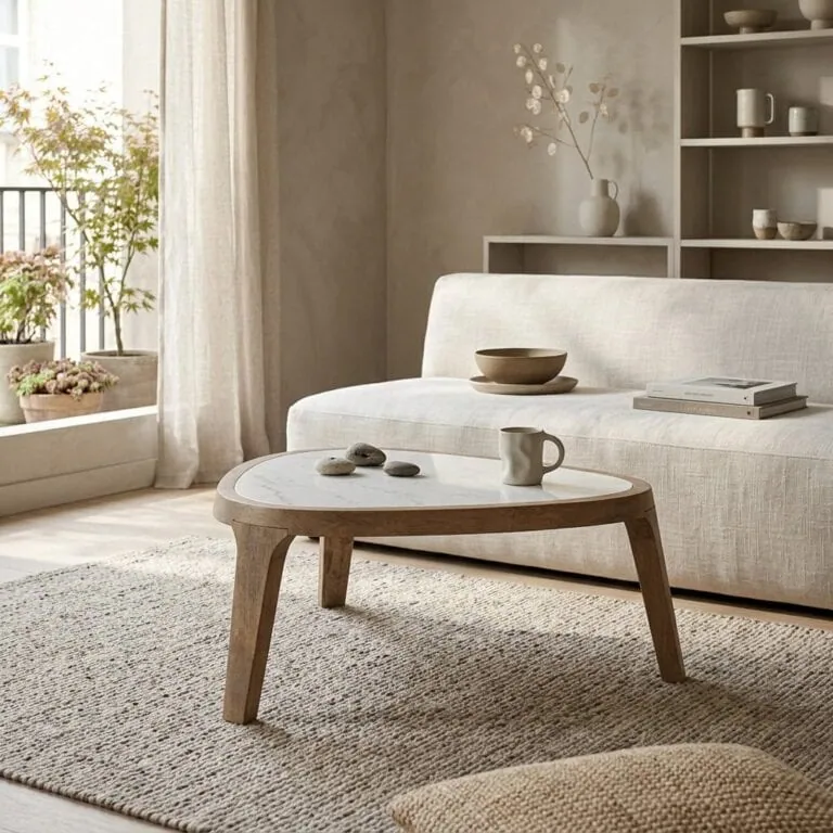 Salontafel Fred large mangohout 64cm