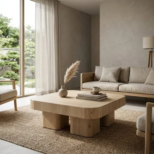Salontafel Harmonie Naturel 80cm