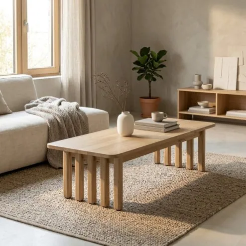 Salontafel Jake naturel eikenhout 120cm
