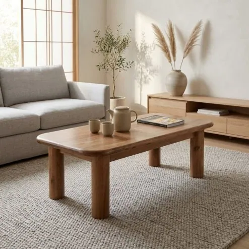 Salontafel Julian acaciahout 120cm