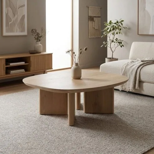 Salontafel Stef small Naturel 80cm