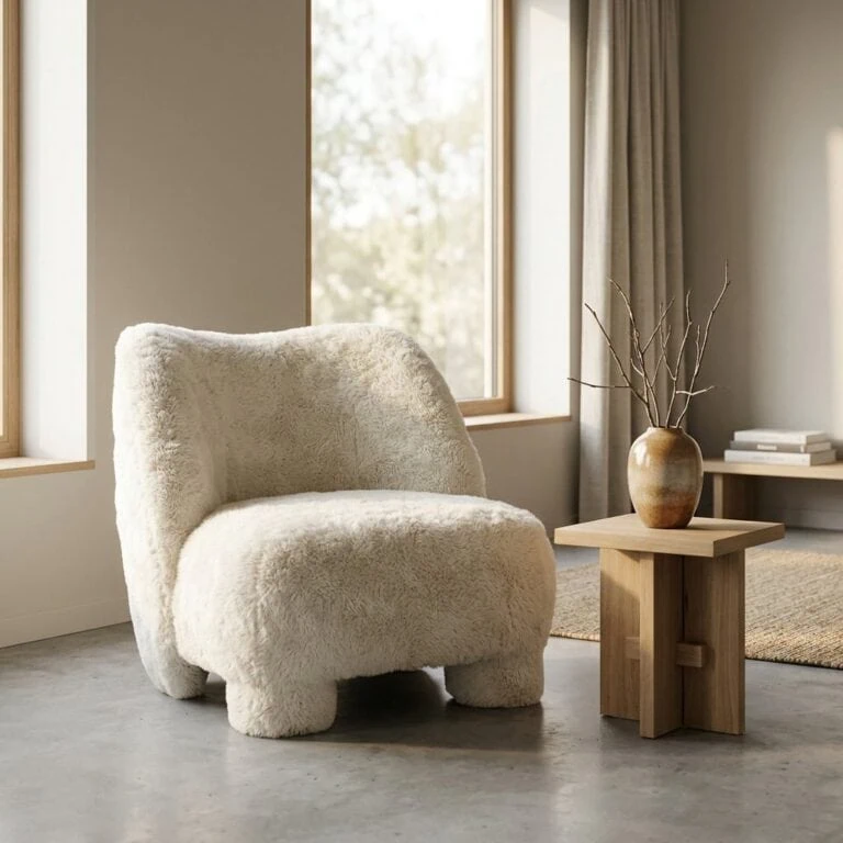 Samson Fauteuil Beige Doodlestof