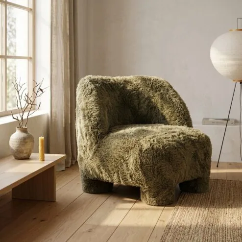 Samson Fauteuil Groen Doodlestof