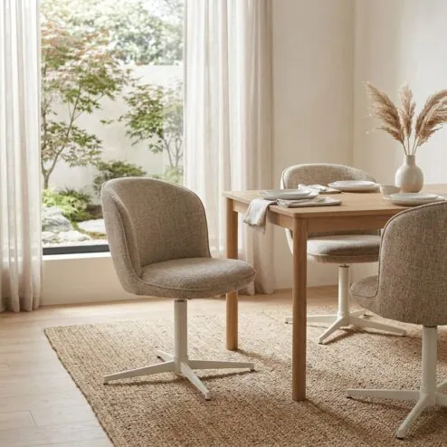 Stoel Molly taupe
