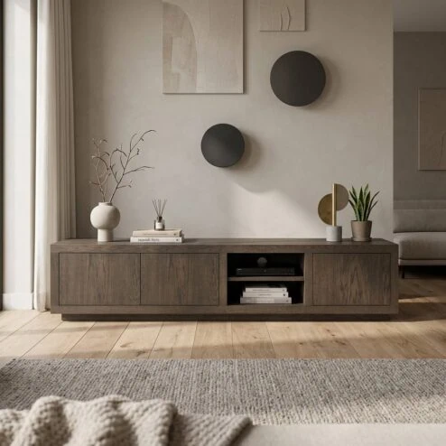 TV meubel Helsinki Bruin 200cm
