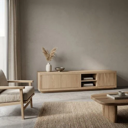 TV meubel Helsinki Lichtbruin 200cm