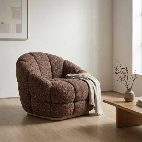 Tina Fauteuil Rood stof
