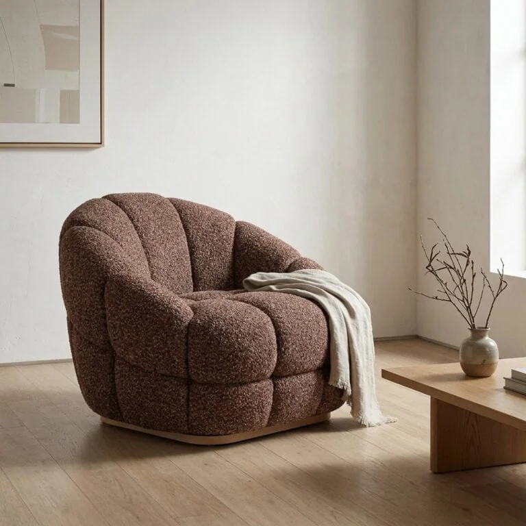 Tina Fauteuil Rood stof