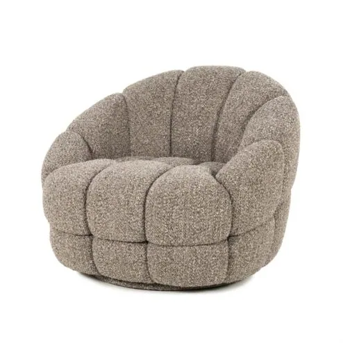 Alternative view of Tina Fauteuil Taupe stof
