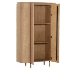 Tobago Wandkast hoog naturel eiken 180cm