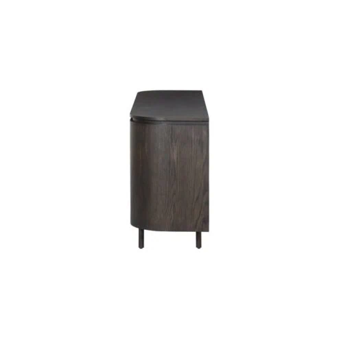 Tobago Wandkast laag Espresso eiken 115cm
