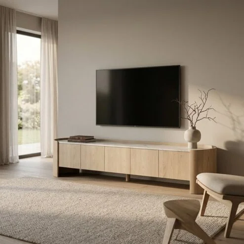 Tv-meubel Don eikenhout 240cm