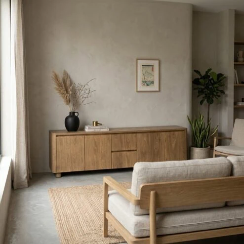 Tv-meubel Edward mangohout 200cm