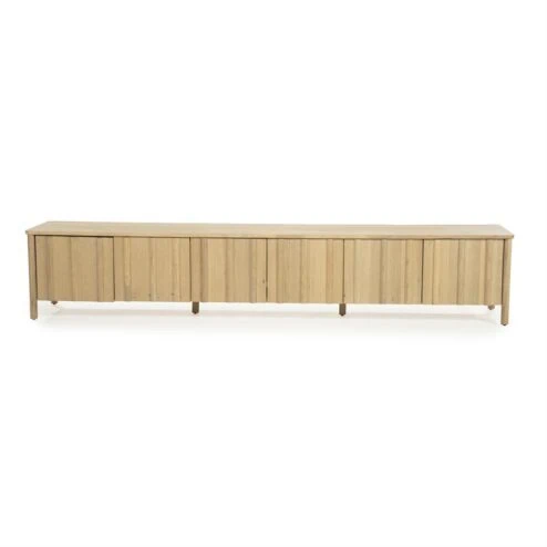 Alternative view of Tv-meubel Jake 6 deurs naturel 264cm