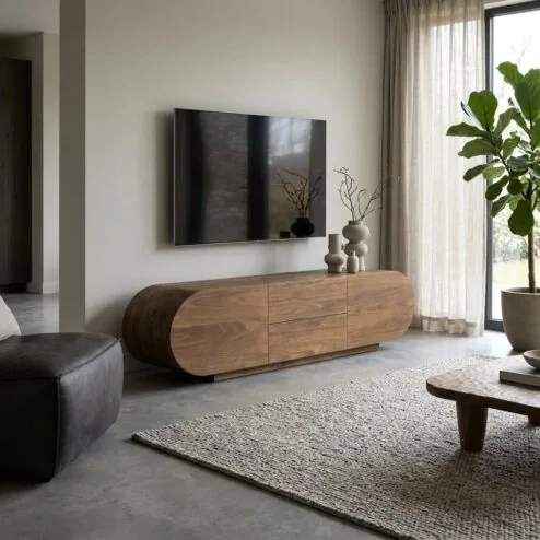 Tv-meubel King mangohout 160cm