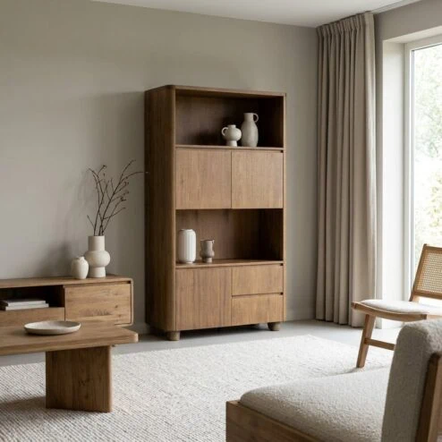 Wandkast Edward mangohout 100cm