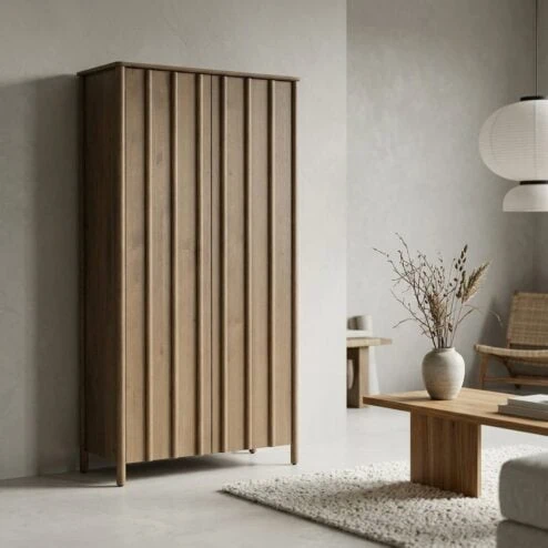 Wandkast Jake bruin eikenhout 102cm