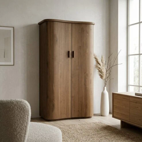 Wandkast Josh bruin 120cm