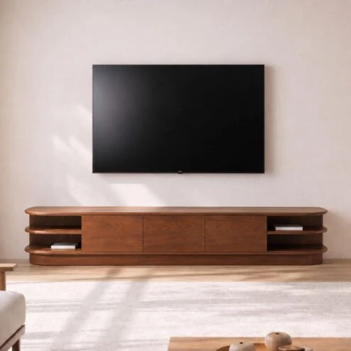 Luca Staand Tv meubel Walnoot 250 cm