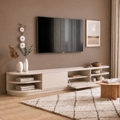 Luca Staand Tv meubel Zand 220 cm