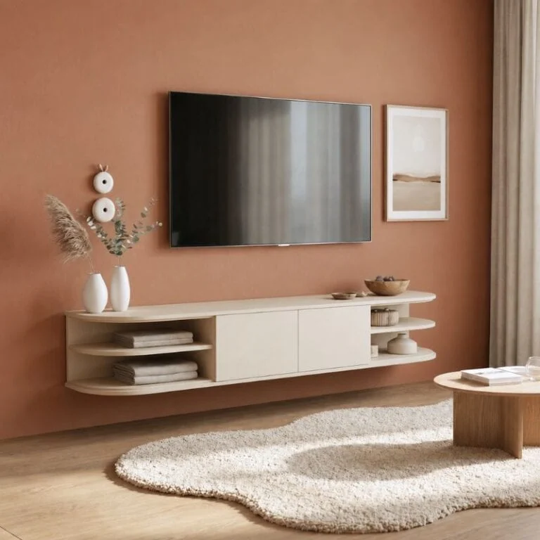 Luca zwevend Tv meubel Zand 160 cm